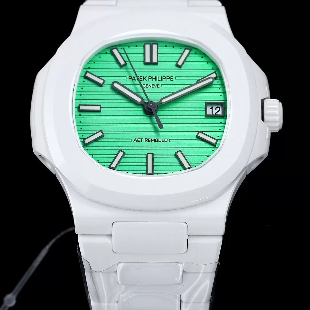 [AET modified] Patek Philippe Nautilus 5711 Ceramic Green Dial 1:1  Best Edition