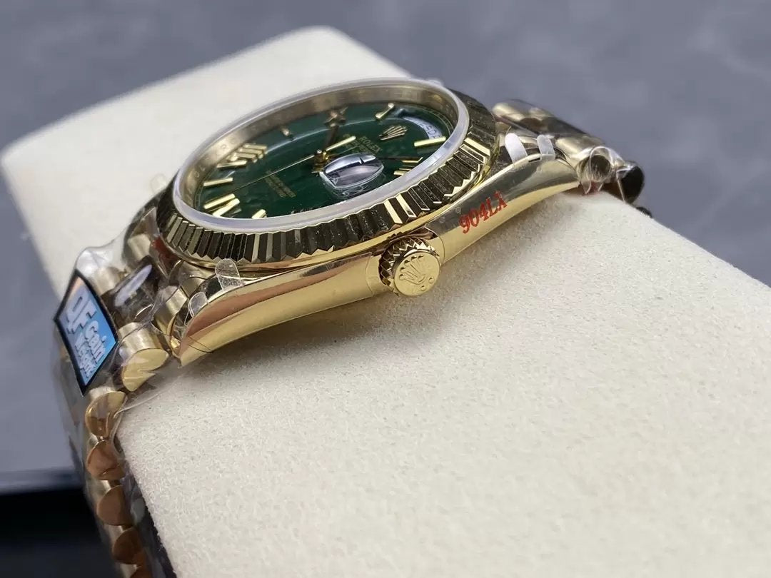 Rolex Day Date m228238 V5 40mm  QF Factory 1:1 Best Edition Green Dial Bezel