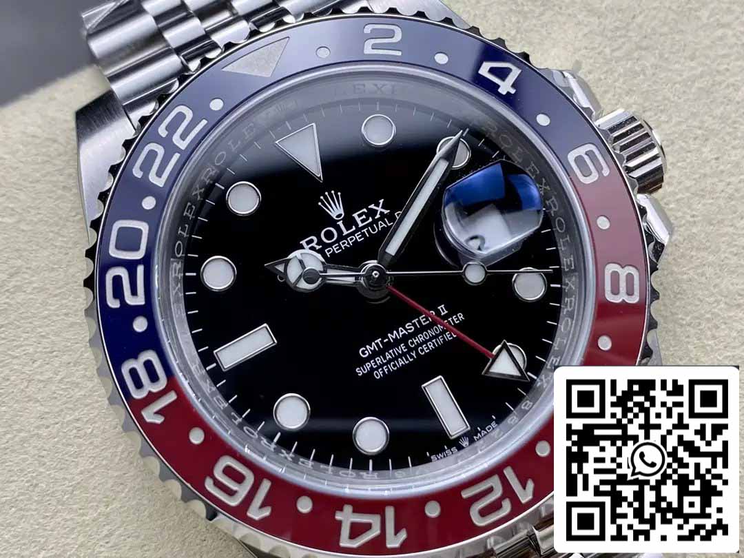 Rolex GMT Master II M126710BLRO-0001 Pepsi 1:1 Meilleure édition de AR Factory V4 mise à niveau Bracelet Jubilee