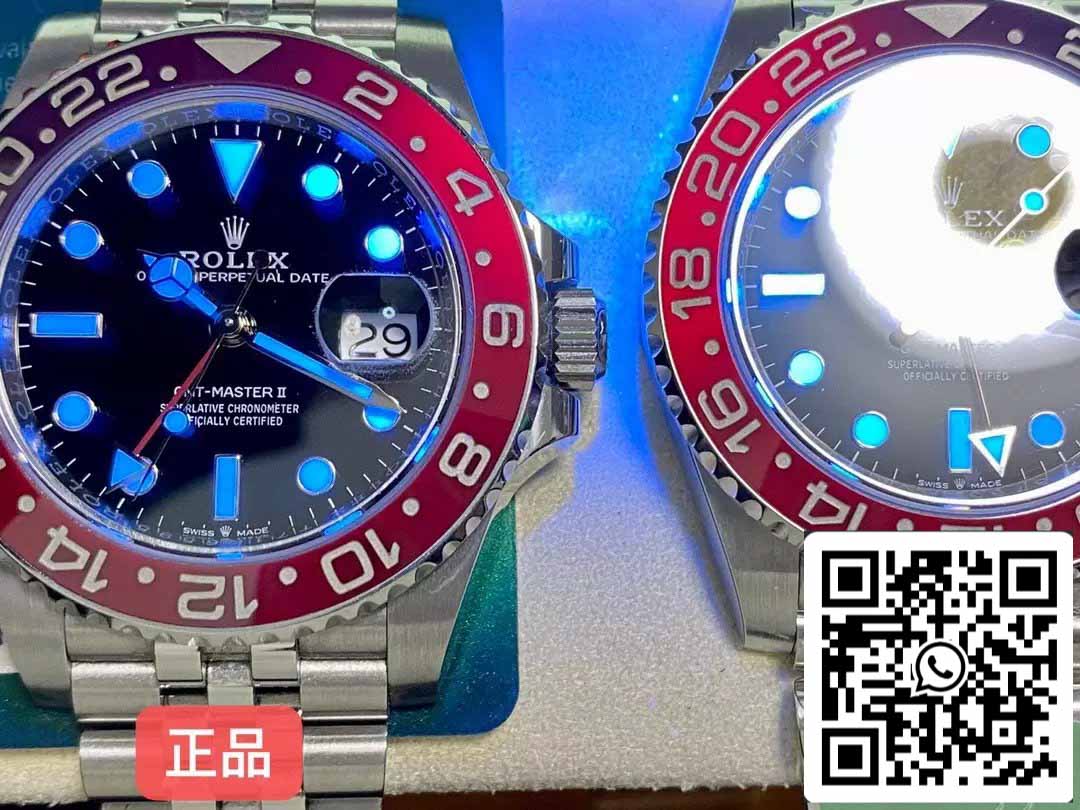 Rolex GMT Master II M126710BLRO-0001 Pepsi 1:1 Meilleure édition de AR Factory V4 mise à niveau Bracelet Jubilee