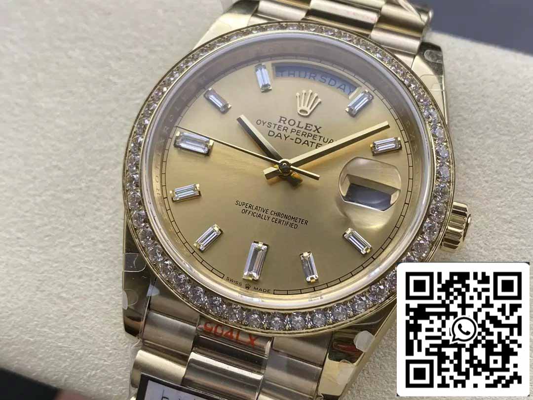 Rolex Day Date m228348rbr-0002 QF Factory 1:1 Best Edition V5 version contrepoids de mise à niveau