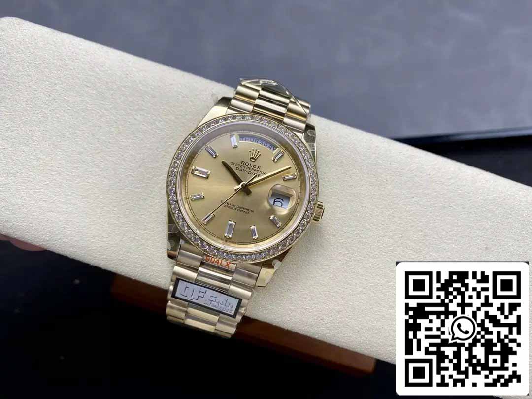 Rolex Day Date m228348rbr-0002 QF Factory 1:1 Best Edition V5 version contrepoids de mise à niveau