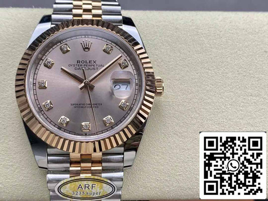 Rolex Datejust 126331-001 ARF Factory 1:1 Best Edition électroplaquée en or 18 carats