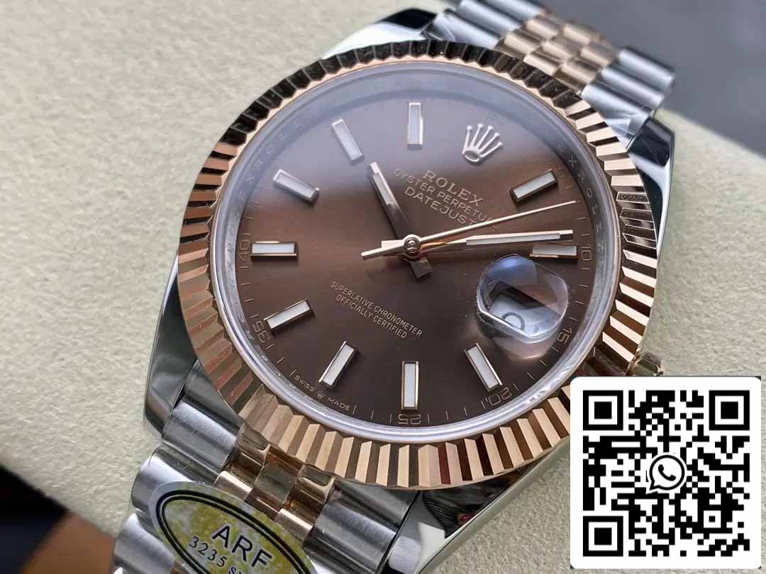 Rolex Datejust 126331-001 ARF Factory 1:1 Best Edition électroplaquée avec bracelet Jubilee en or 18 carats