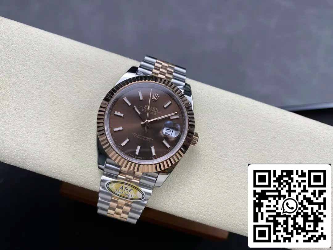 Rolex Datejust 126331-001 ARF Factory 1:1 Best Edition électroplaquée avec bracelet Jubilee en or 18 carats