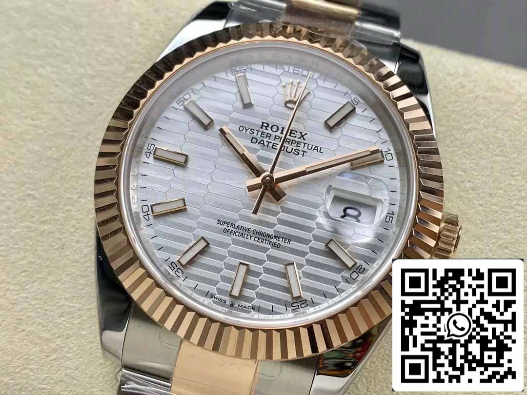 Rolex Datejust 41 126331-0017 Bracelet Oyster ARF Factory 1:1 Best Edition électroplaqué avec de l'or 18 carats