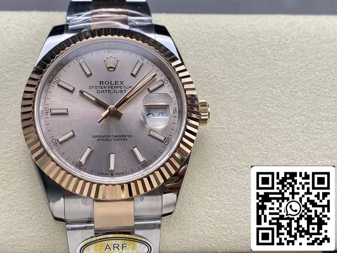 Rolex Datejust 126331-0009 Bracelet Oyster ARF Factory 1:1 Best Edition électroplaqué avec de l'or 18 carats