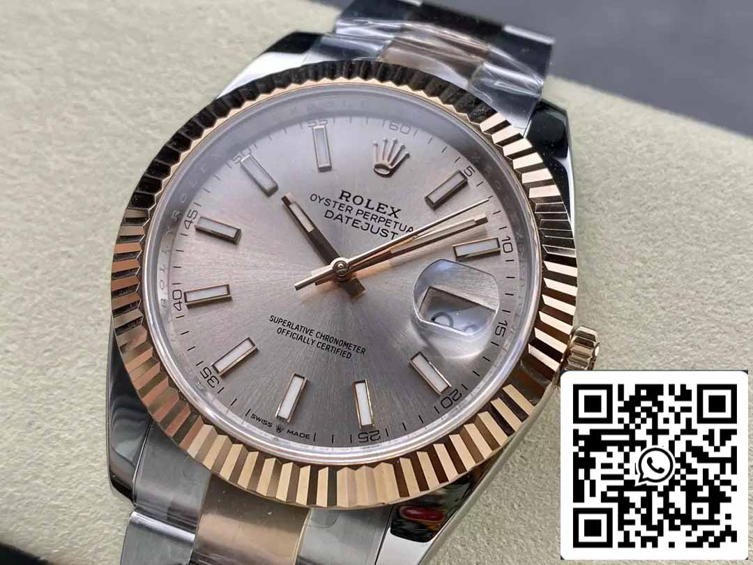 Rolex Datejust 126331-0009 Bracelet Oyster ARF Factory 1:1 Best Edition électroplaqué avec de l'or 18 carats