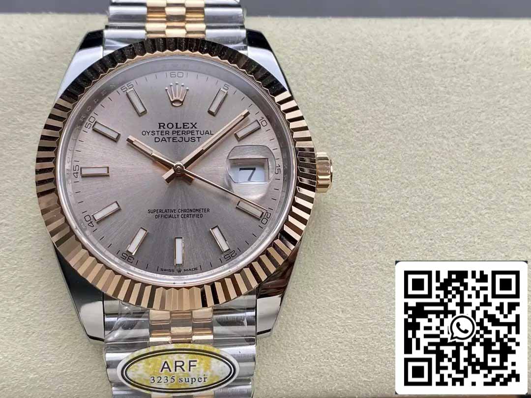 Rolex Datejust 126331-010 Bracelet Jubilee ARF Factory 1:1 Best Edition électroplaqué avec de l'or 18 carats