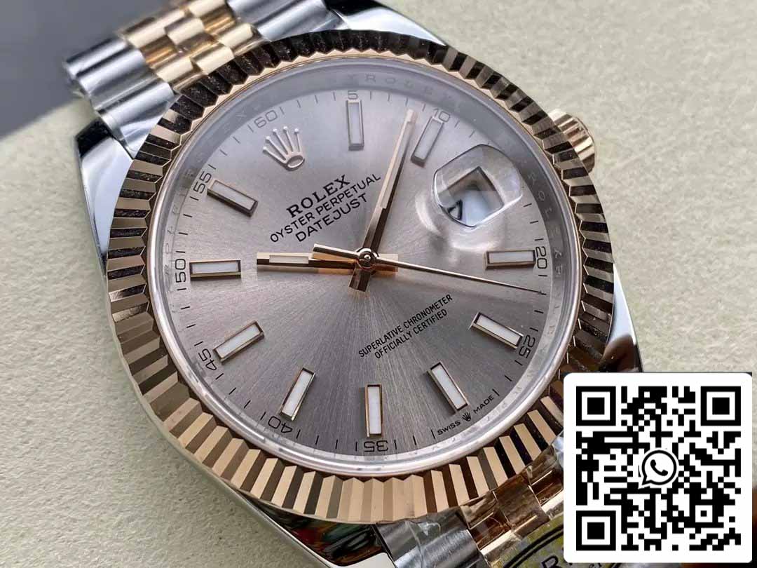 Rolex Datejust 126331-010 Bracelet Jubilee ARF Factory 1:1 Best Edition électroplaqué avec de l'or 18 carats