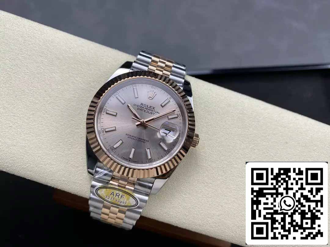 Rolex Datejust 126331-010 Bracelet Jubilee ARF Factory 1:1 Best Edition électroplaqué avec de l'or 18 carats