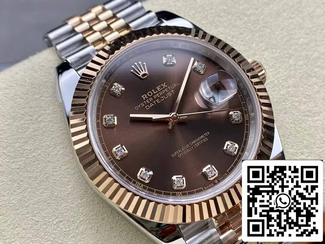 Rolex Datejust 126331-004 ARF Factory 1:1 Best Edition électroplaquée en or 18 carats