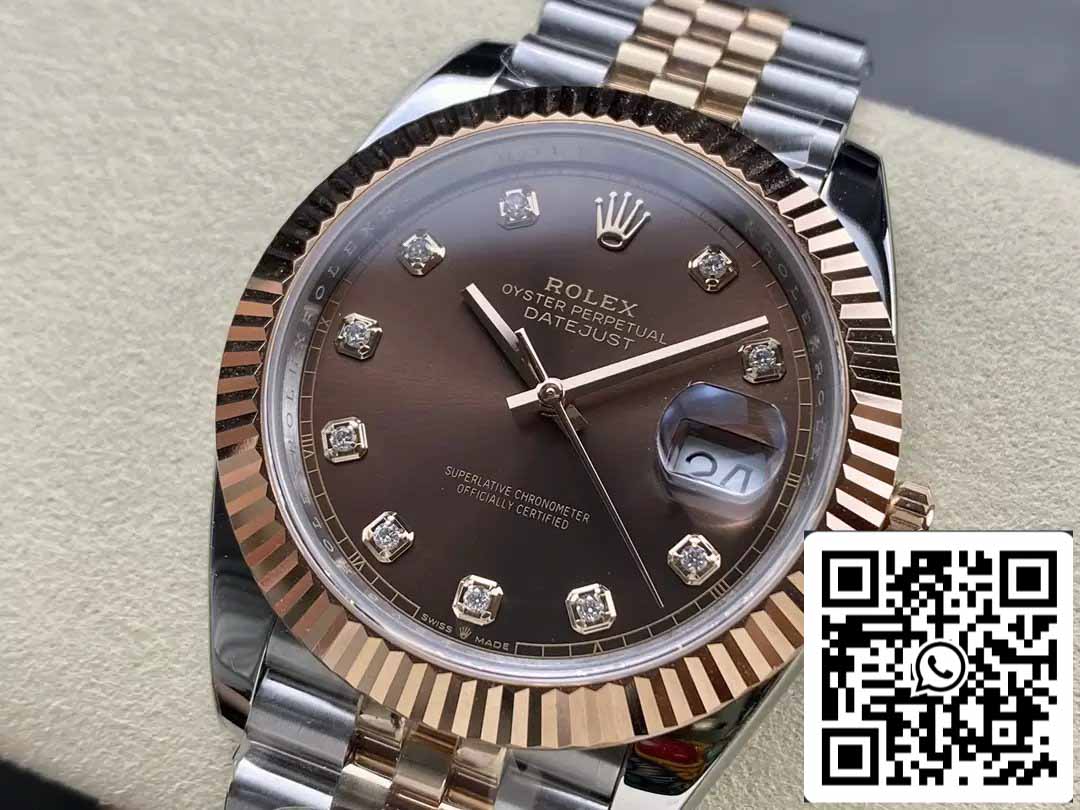 Rolex Datejust 126331-004 ARF Factory 1:1 Best Edition électroplaquée en or 18 carats