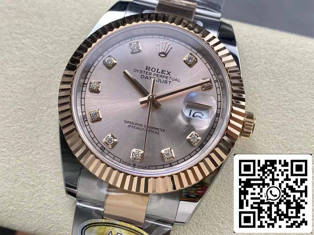 Rolex Datejust 126331-0007 ARF Factory 1:1 Best Edition électroplaquée en or 18 carats