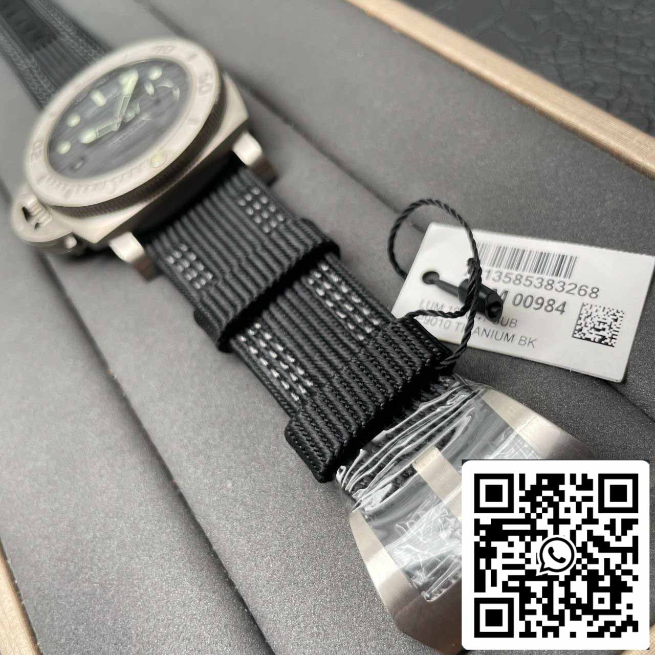 Panerai Submersible PAM00984 1:1 Best Edition VS Factory Black Dial Swiss P.9010