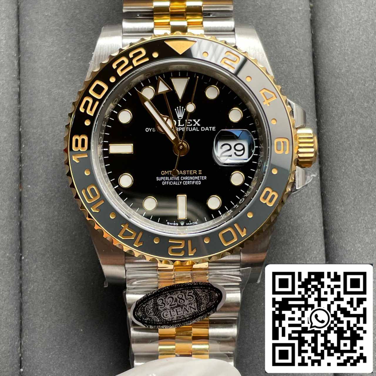 Replik Rolex GMT Master II M126713grnr-0001 Clean Factory 3285 Uhrwerk V3