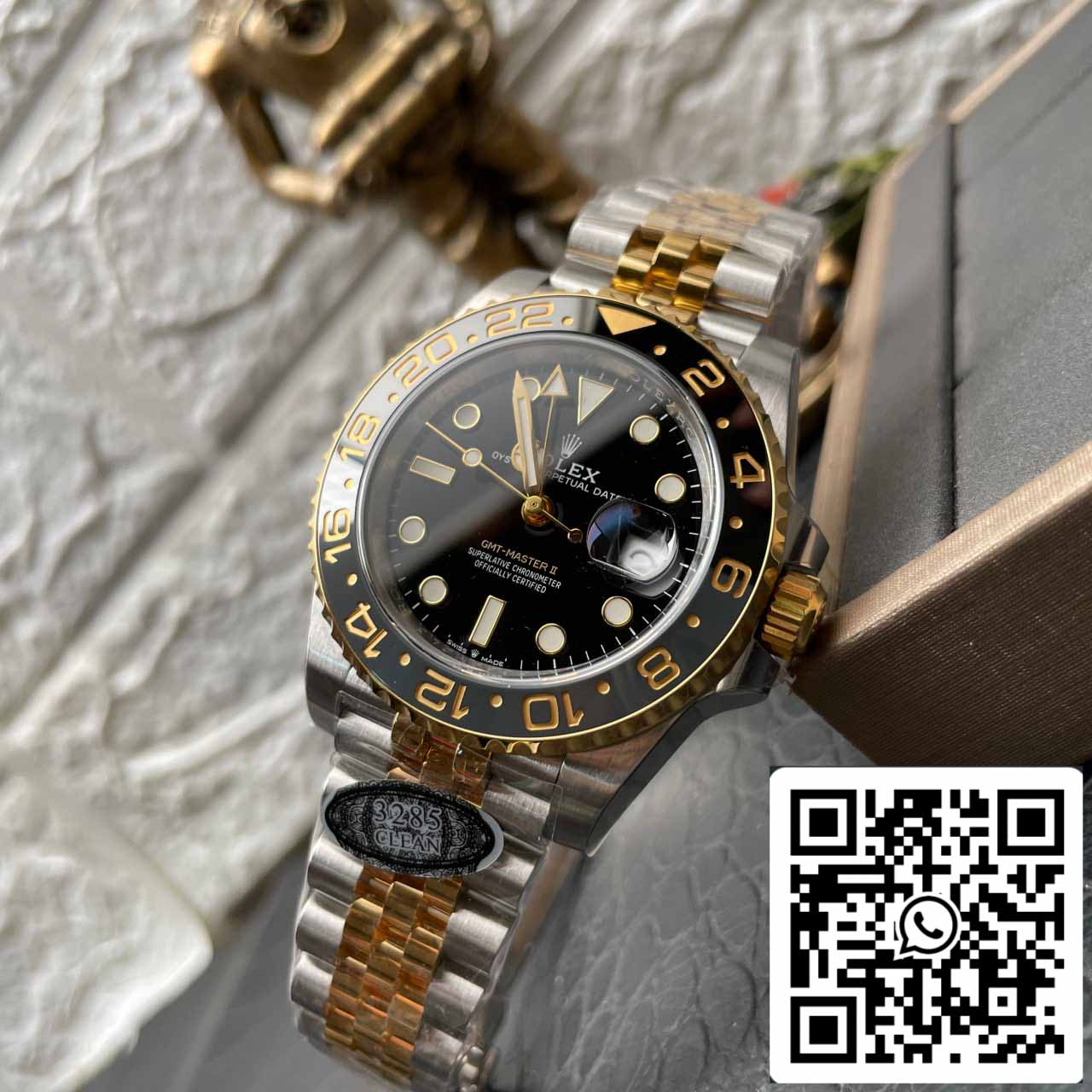 Replik Rolex GMT Master II M126713grnr-0001 Clean Factory 3285 Uhrwerk V3