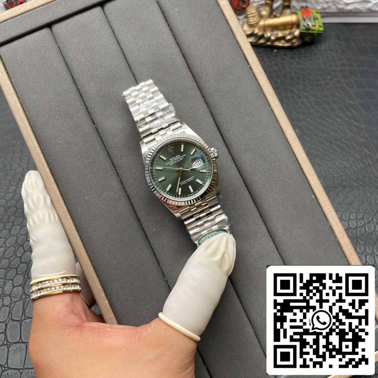 Rolex Datejust M126234-0051 36MM 1:1 Best Edition Clean Factory Green Dial