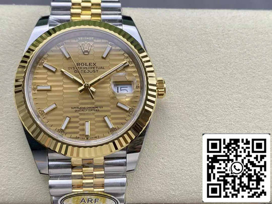 Rolex Datejust m126333-0022 ARF Factory 1:1 Best Edition électroplaquée en or 18 carats