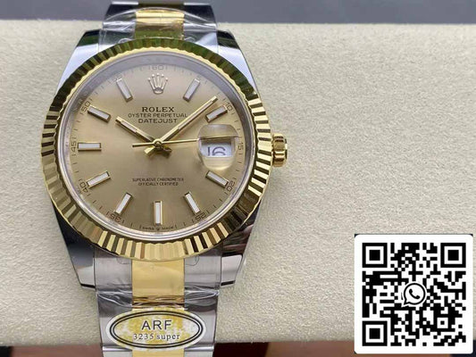 Rolex Datejust m126333-0009 ARF Factory 1:1 Best Edition électroplaquée en or 18 carats