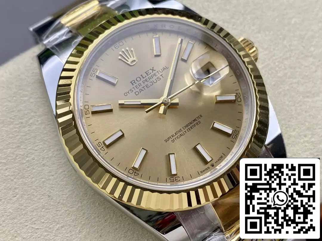 Rolex Datejust m126333-0009 ARF Factory 1:1 Best Edition électroplaquée en or 18 carats