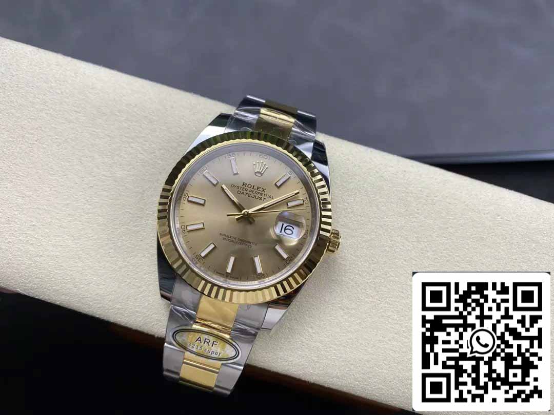 Rolex Datejust m126333-0009 ARF Factory 1:1 Best Edition électroplaquée en or 18 carats