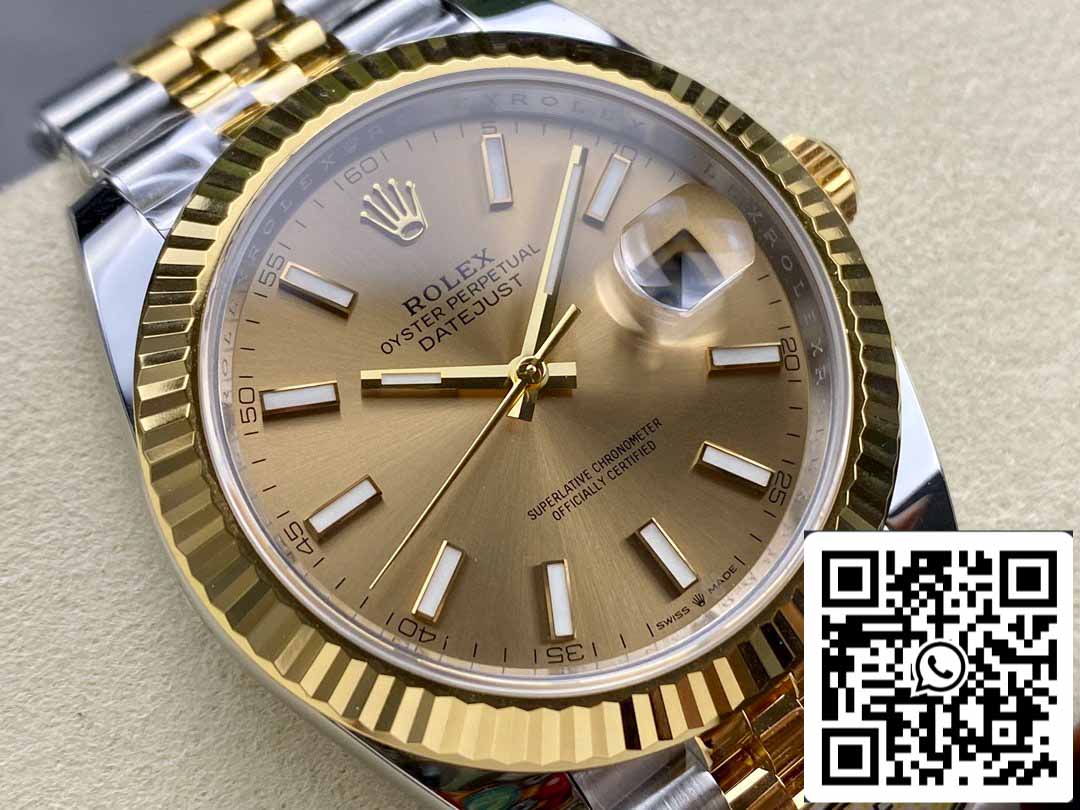 Rolex Datejust m126333-0010 ARF Factory 1:1 Best Edition électroplaquée en or 18 carats