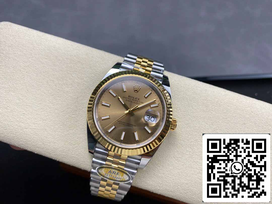 Rolex Datejust m126333-0010 ARF Factory 1:1 Best Edition électroplaquée en or 18 carats