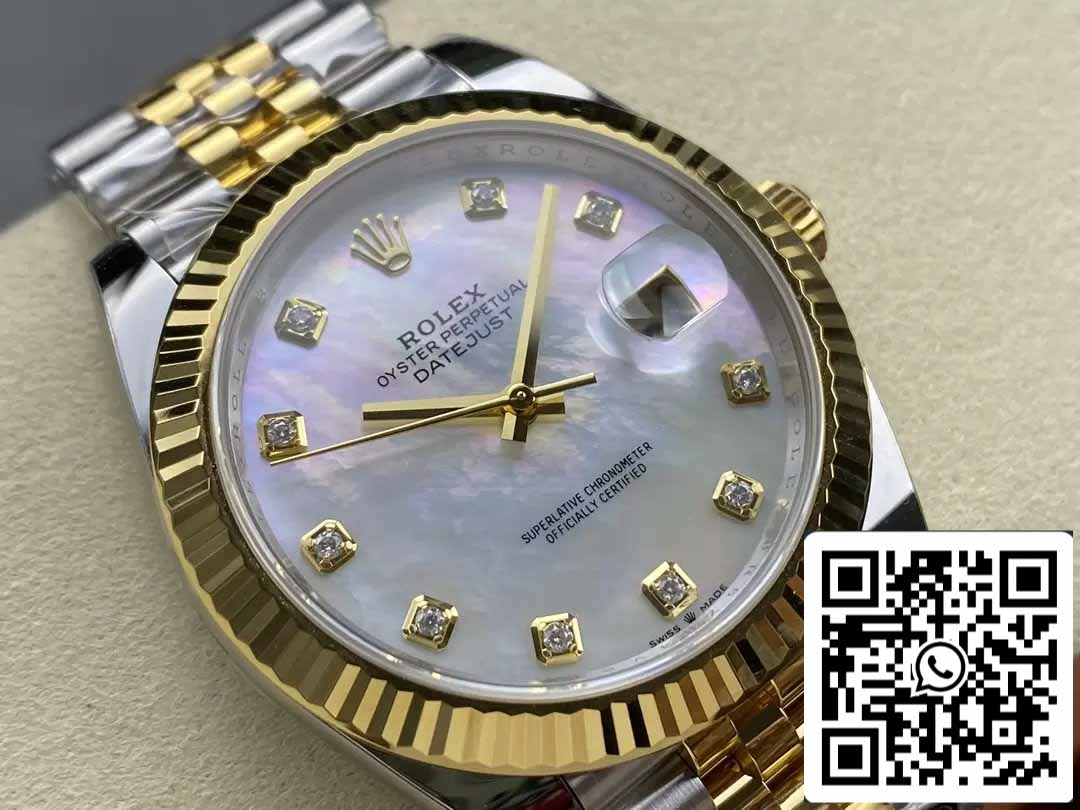 Rolex Datejust m126333-0018 ARF Factory 1:1 Best Edition électroplaquée en or 18 carats