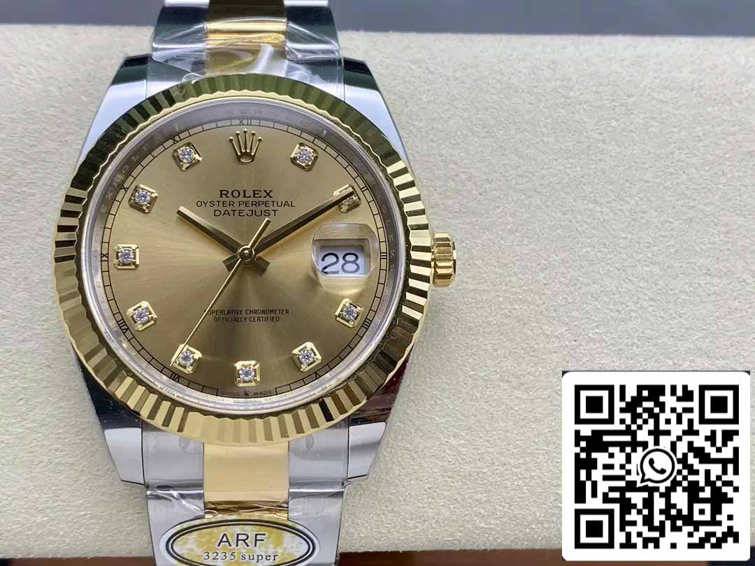 Rolex Datejust m126333-0011 Bracelet Oyster ARF Factory 1:1 Best Edition électroplaqué avec de l'or 18 carats