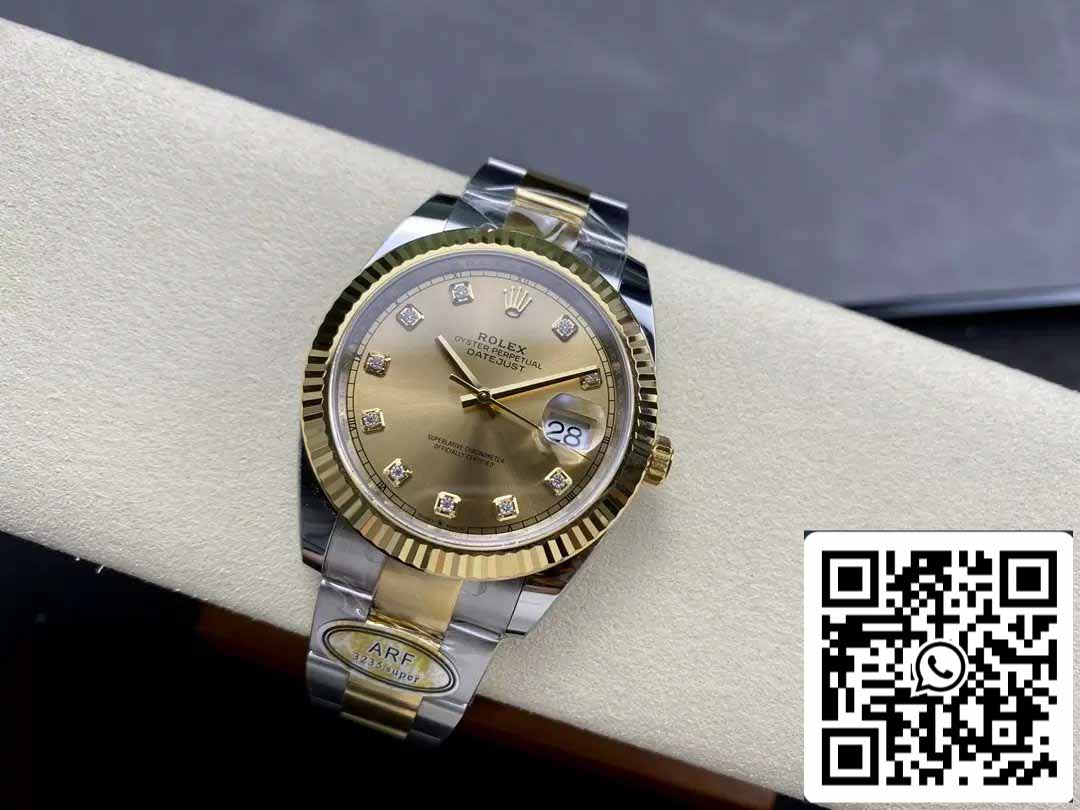 Rolex Datejust m126333-0011 Bracelet Oyster ARF Factory 1:1 Best Edition électroplaqué avec de l'or 18 carats