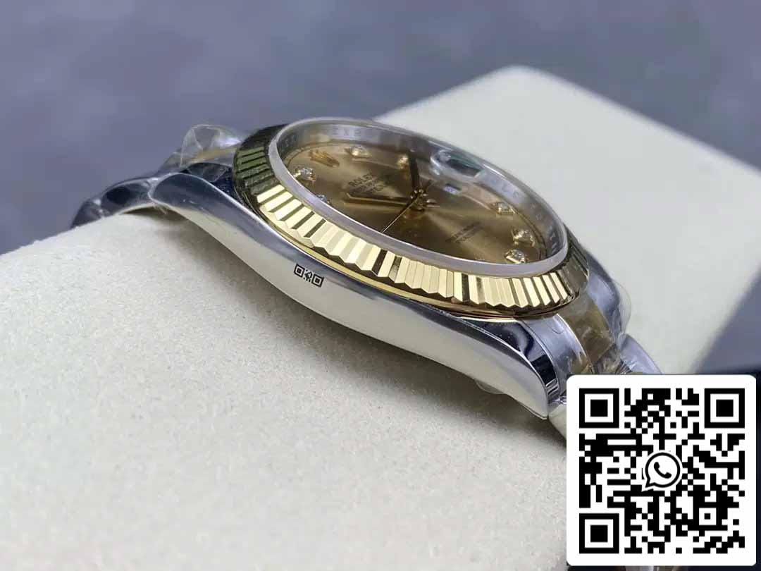 Rolex Datejust m126333-0011 Bracelet Oyster ARF Factory 1:1 Best Edition électroplaqué avec de l'or 18 carats