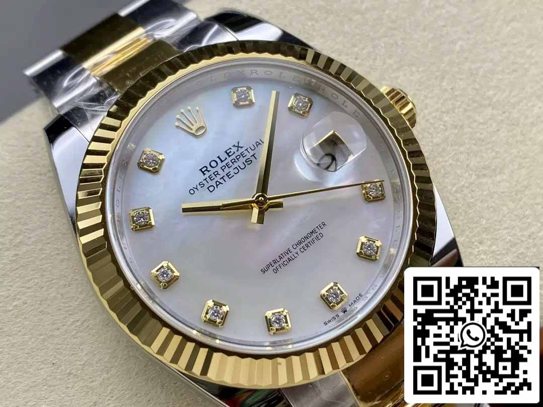 Rolex Datejust m126333-0017 ARF Factory 1:1 Best Edition électroplaquée en or 18 carats