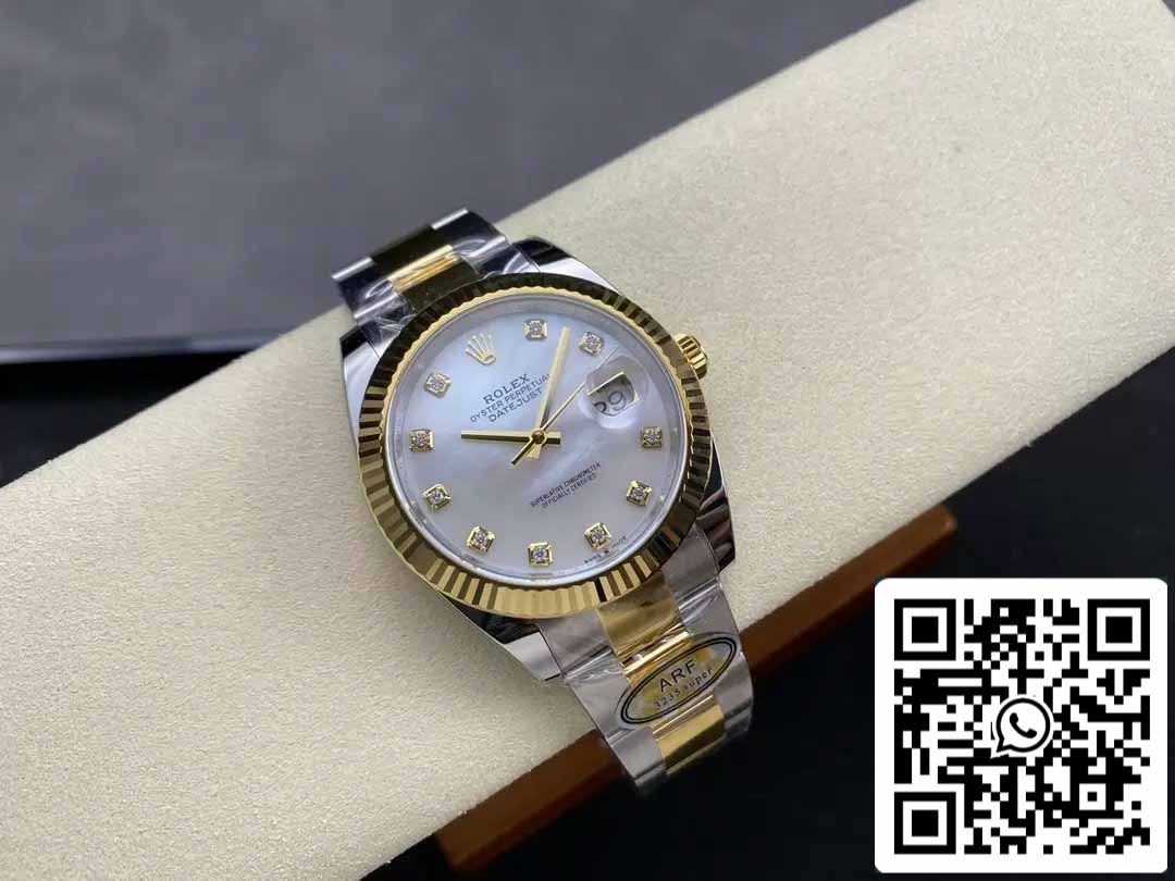 Rolex Datejust m126333-0017 ARF Factory 1:1 Best Edition électroplaquée en or 18 carats