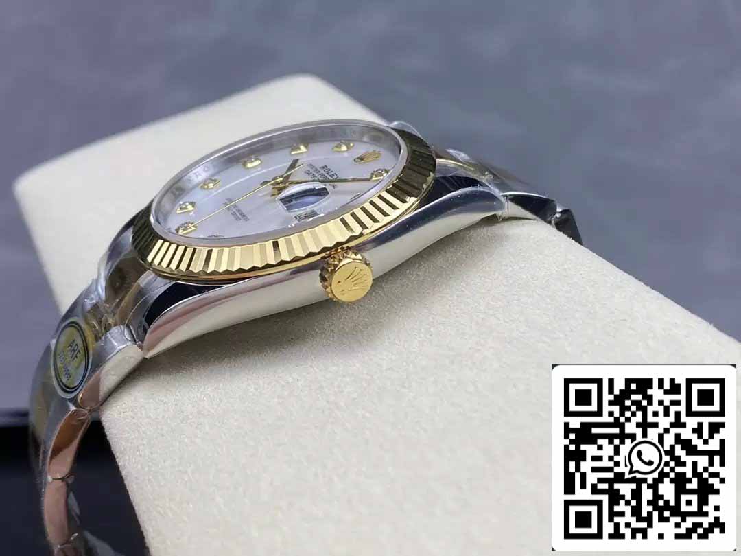 Rolex Datejust m126333-0001 Oyster Strap ARF Factory 1:1 Best Edition électroplaqué avec de l'or 18 carats