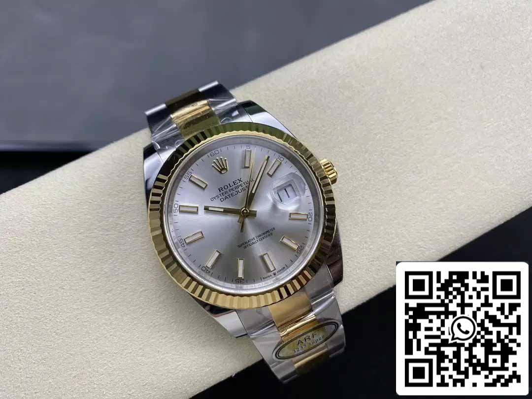 Rolex Datejust m126333-0001 Oyster Strap ARF Factory 1:1 Best Edition électroplaqué avec de l'or 18 carats