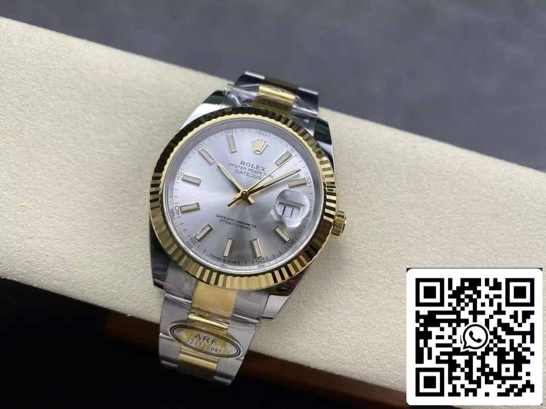 Rolex Datejust m126333-0001 Oyster Strap ARF Factory 1:1 Best Edition électroplaqué avec de l'or 18 carats