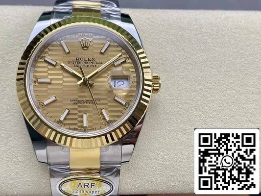 Rolex Datejust m126333-0009 Bracelet Oyster ARF Factory 1:1 Best Edition électroplaqué avec de l'or 18 carats