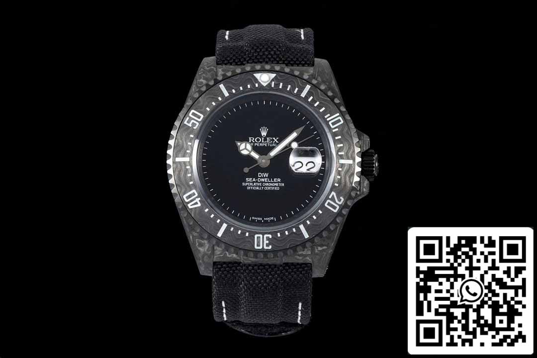 DiW Rolex Submariner GHOST Rolex DiW Black Water Ghost M126600 1:1 Meilleure édition Diw Factory V2