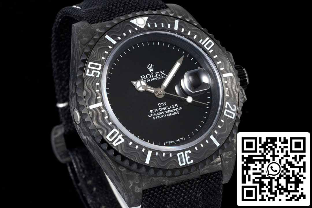 DiW Rolex Submariner GHOST Rolex DiW Black Water Ghost M126600 1:1 Meilleure édition Diw Factory V2