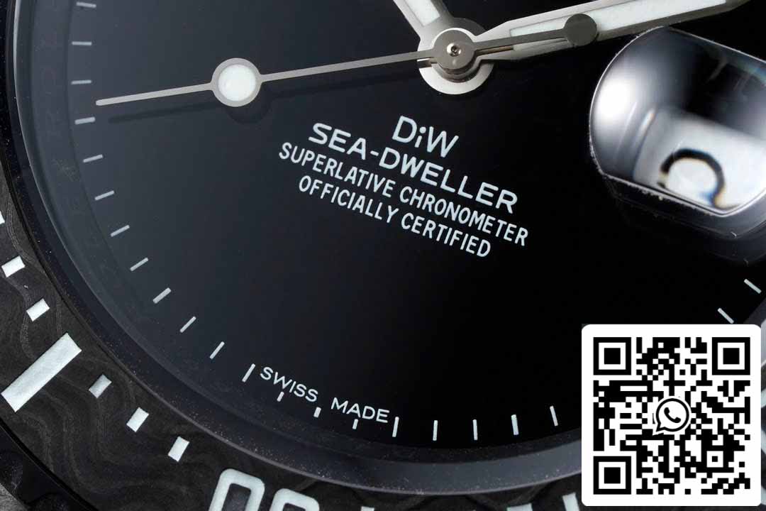 DiW Rolex Submariner GHOST Rolex DiW Black Water Ghost M126600 1:1 Meilleure édition Diw Factory V2