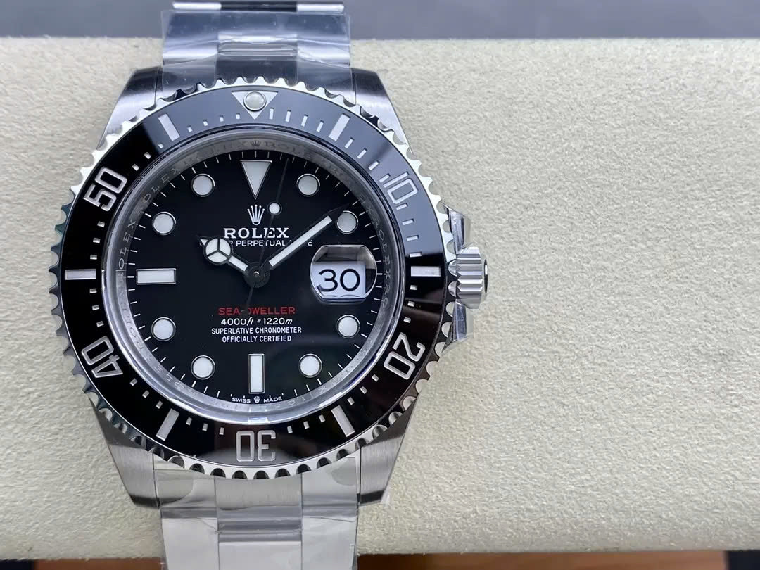 Rolex Sea-Dweller M126600-0002 1:1 Meilleure édition VS cadran noir d'usine