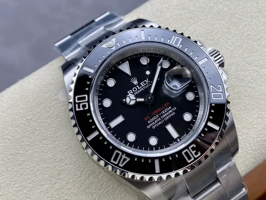 Rolex Sea-Dweller M126600-0002 1:1 Meilleure édition VS cadran noir d'usine