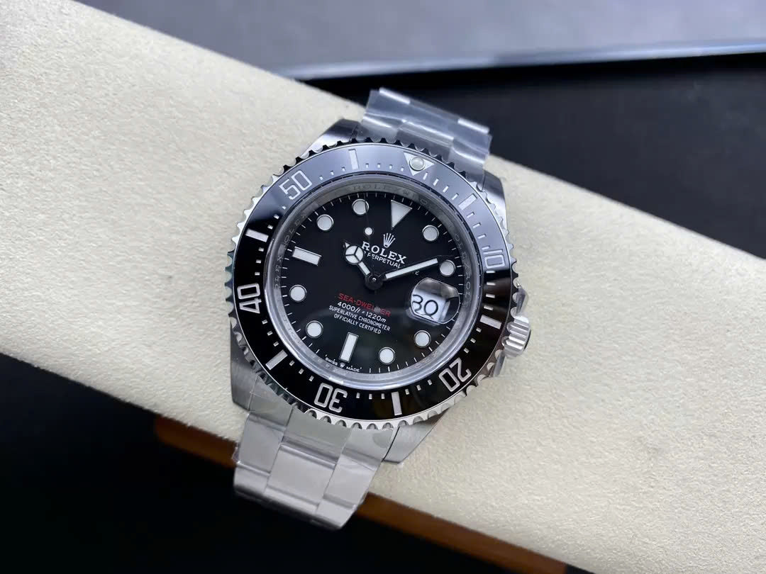 Rolex Sea-Dweller M126600-0002 1:1 Meilleure édition VS cadran noir d'usine