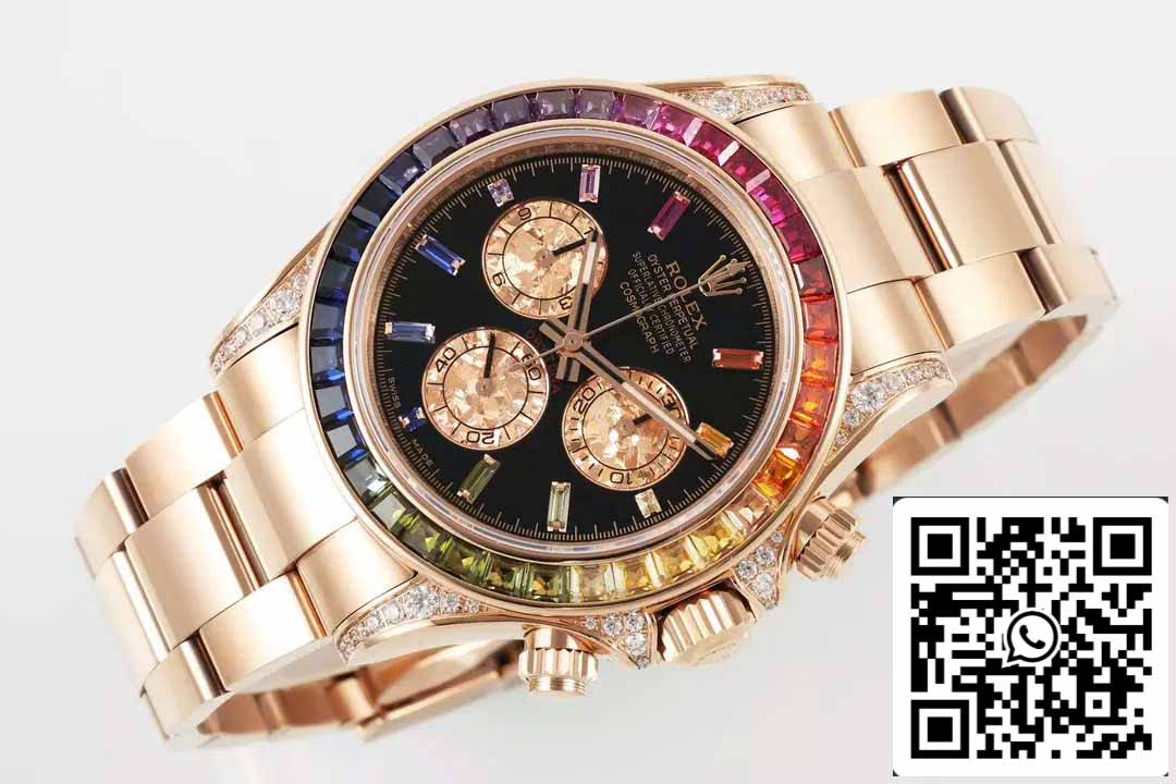 Rolex Daytona 116595RBOW 1:1 Meilleure édition Mouvement ZF Factory 4130