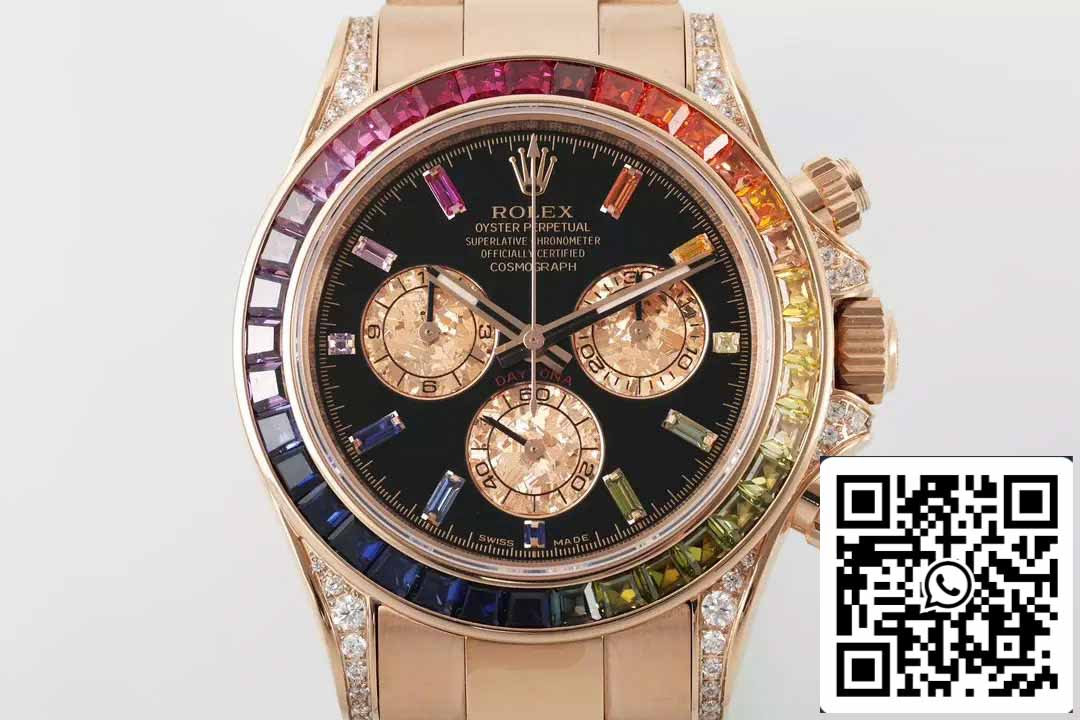 Rolex Daytona 116595RBOW 1:1 Meilleure édition Mouvement ZF Factory 4130