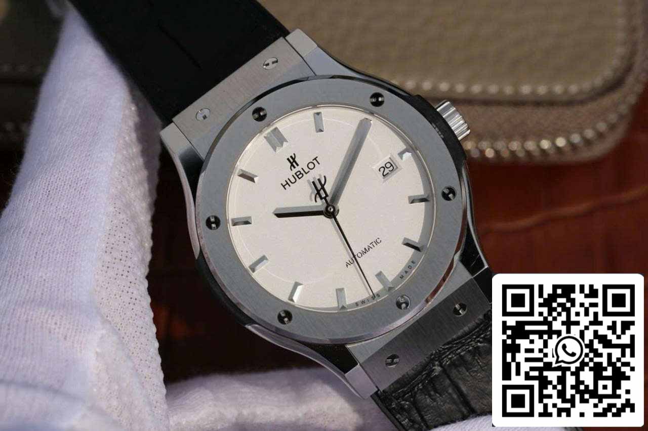 Hublot Classic Fusion 542.NX.2611.LR 1:1 Best Edition JJ Factory White Dial