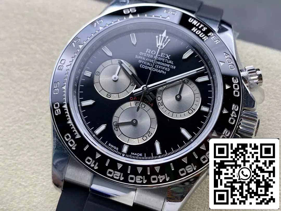 Rolex Cosmograph Daytona m126519 1:1 Meilleure édition QF Factory 4131 Mouvement Cadran Noir