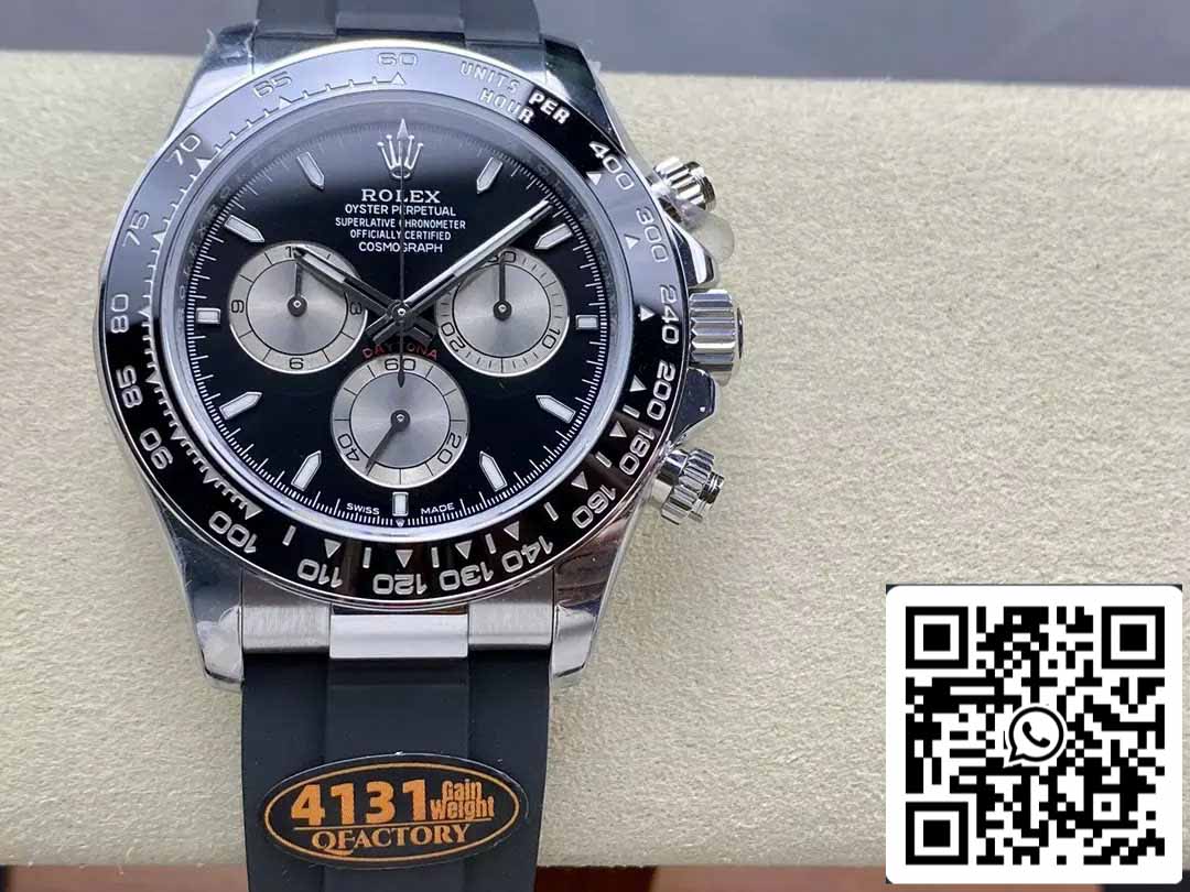 Rolex Cosmograph Daytona m126519 1:1 Meilleure édition QF Factory 4131 Mouvement Cadran Noir