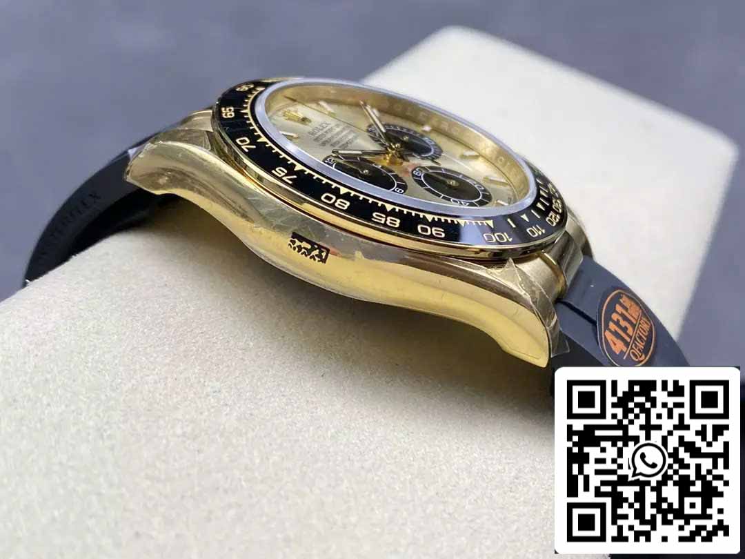 Rolex Cosmograph Daytona m126518 1:1 Meilleure édition QF Factory 4131 Mouvement Cadran jaune